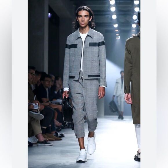 Neil Barrett Vergin Wool Tweed Jacket Slim Fit, Made in Italy, Brand New - Picture 3 of 12